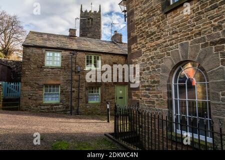 Chapel Street, Longnor, Peak District National Park, Staffordshire Stock Photo