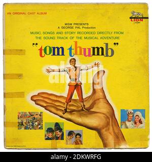 Tom Thumb - Vintage Record Cover Stock Photo