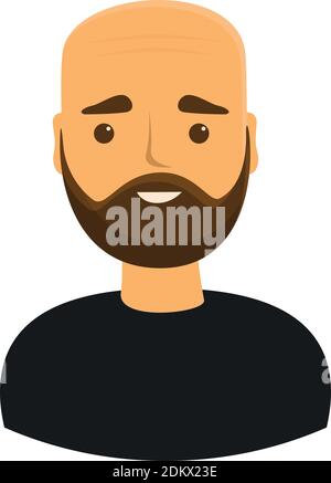 Balding Man Profile Icon Vector Outline Illustration Stock Vector Image ...