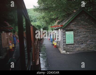 Heritage Talyllyn Railway, Abergynolwyn station, Mid Wales, Great Britain Stock Photo