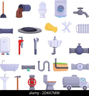 drain cover set cartoon vector illustration Stock Vector Image & Art ...