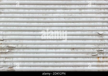 Gray roll old door for background Stock Photo