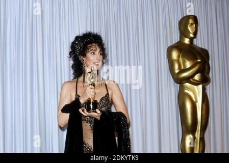 Cher At The 60th Annual Academy Awards On April 11 1988 At Shrine cher-at-the-60th-annual-academy-awards-on-april-11-1988-at-shrine