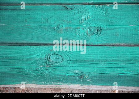 Weathered painted into black and white wooden planks grunge background Stock Photo