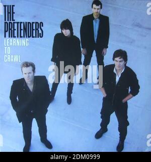 The Pretenders - Learning To Crawl - Vintage vinyl album cover Stock Photo