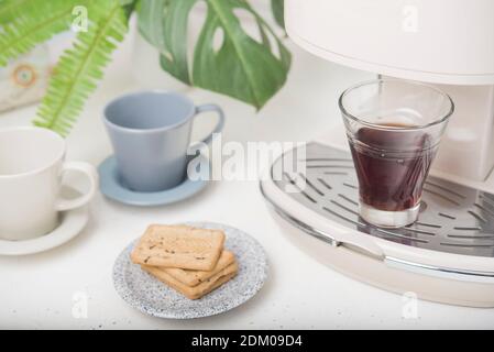 Coffee marker profesional for home Stock Photo