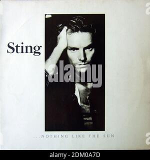 Sting - Nothing Like The Sun (2 Lp) - Vintage vinyl album cover Stock Photo