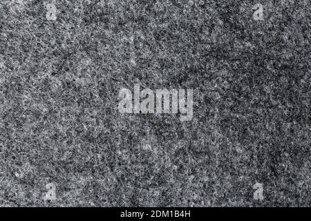 Closeup texture of artificial grey felt. High Resolution. Stock Photo