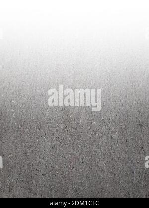 Coarse woven grey wool fabric background with gradation to white Stock Photo