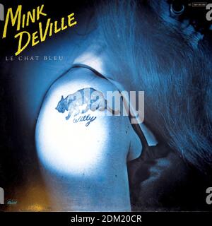 MINK DE VILLE (DEVILLE) LE CHAT BLEU - Vintage Vinyl Record Cover