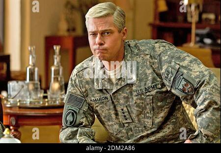 WAR MACHINE 2017 Netflix film with Brad Pitt as General Glen McMahon ...