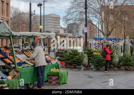 Lower Marsh on the 9th December in South London in the United Kingdom. Photo by Sam Mellish Stock Photo