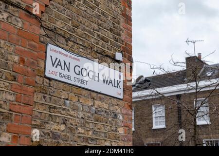 Van Gogh Walk on the 9th December in South London in the United Kingdom. Photo by Sam Mellish Stock Photo