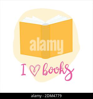 Stack of multi colored books. Vector illustration. Stock Vector