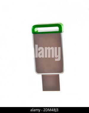 Usb flash drive isolated on white background Stock Photo