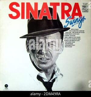 Frank Sinatra - Sinatra Swings - Vintage vinyl album cover Stock Photo