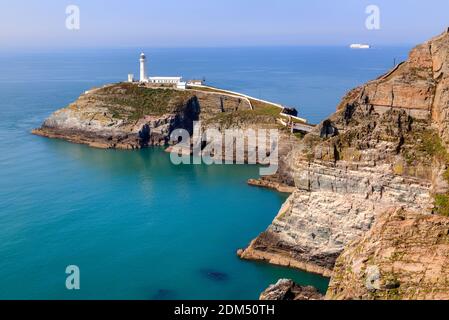 South Stack, Holy Island, Anglesey, Wales, United Kingdom Stock Photo