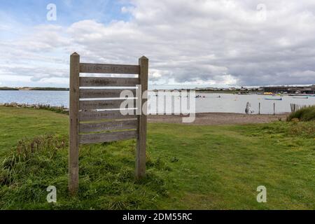 Crosby Coastal Park, Crosby Marine Lake, Merseyside, United Kingdom Stock Photo