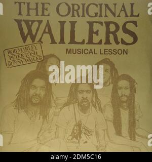 ORIGINAL WAILERS MUSICAL LESSON BOB MARLEY PETER TOSH BUNNY WAILER  - Vintage Vinyl Record Cover