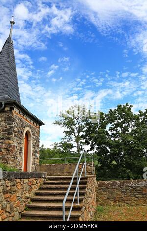 Klopp Castle is a sight of Bingen am Rhein Stock Photo