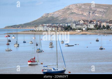 Deganwy, Conwy, Wales, United Kingdom Stock Photo