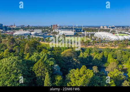 Aerial view of sport stadiums in Melbourne, Australia Stock Photo - Alamy