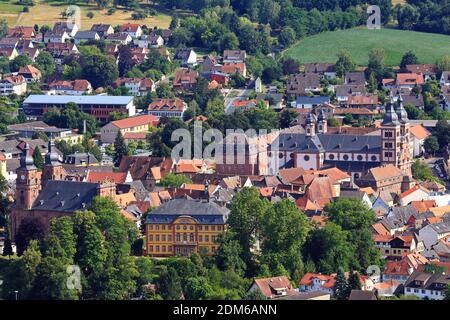 Amorbach is a town in Lower Franconia with many historical sights Stock Photo