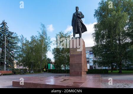 Monument to twice Hero of the Soviet Union General of the Army Chernyakhovsky Ivan Danilovich, sculptor B. V. Edunova and architect M. D. Insekin, cul Stock Photo