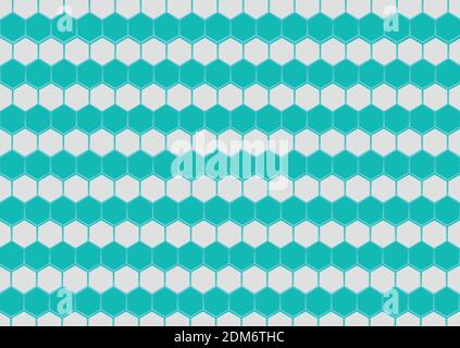 Abstract hexagon pattern background Stock Vector