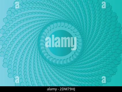 Creative hexagonal background Stock Vector