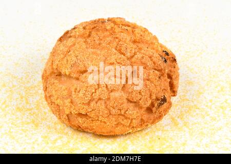 Corn bread is a bread made from corn flour and wheat. Stock Photo