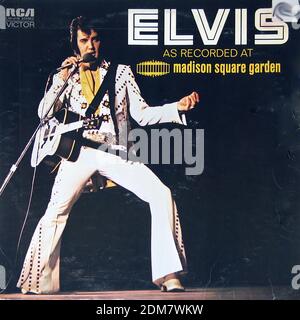 Elvis Presley as recorded at Madison Square Garden - Vintage