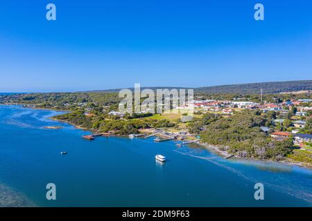 Aerial view of Augusta in Australia Stock Photo