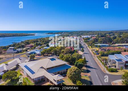 Aerial view of Augusta in Australia Stock Photo