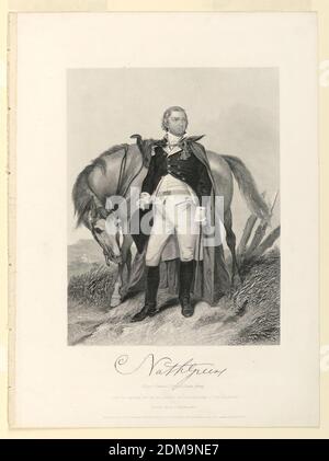 Engraving of Nathanael Greene. Nathanael Greene (1742 – 1786) was a ...