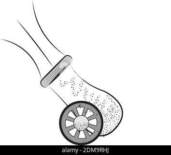 Cannon bombs cartoon Stock Vector