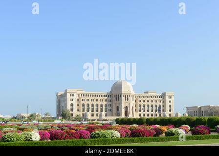 The Supreme Court Of Oman in Muscat, Oman. Stock Photo