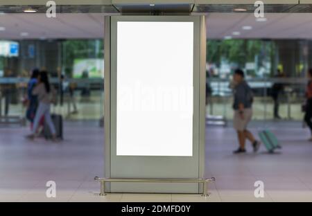 billboard aerodrome escalator airp alamy
