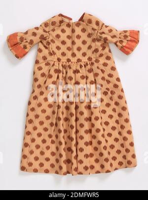 Child's dress, Medium: cotton Technique: printed on plain weave