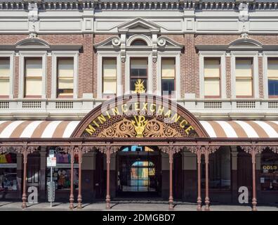 The Former Mining Exchange on historic Lydiard Street - Ballarat, Victoria, Australia Stock Photo