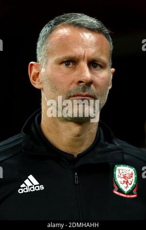 File photo dated 10-10-2019 of Wales Manager Ryan Giggs. Stock Photo