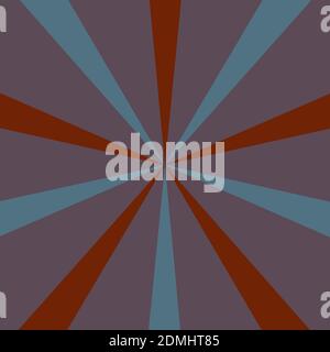 An abstract retro sunburst shape background image. Stock Vector