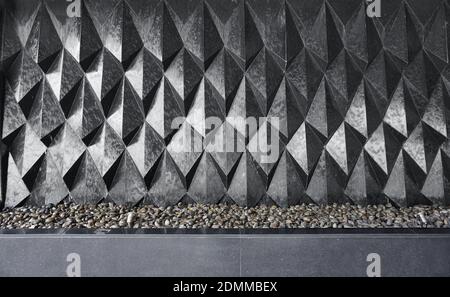 Modern and Abstract wall pattern design Stock Photo