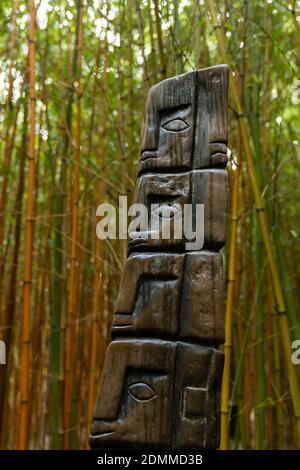 Carvalhal Bombarral, Portugal - 13 December 2020: view of one of the many sculptures in the Buddha Eden Gardens in Portugal Stock Photo