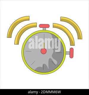 Stop Watch Clip Art. Clip Art, vector, Illustration design Stock Vector