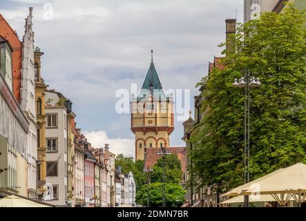 impression of Straubing, a city of Lower Bavaria in Germany at summer time Stock Photo