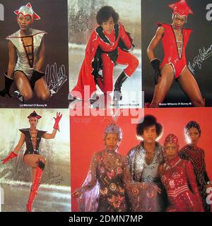 Boney M Nightflight Venus Postcards FOC 05 - Vintage Vinyl Record Cover Photo - Alamy
