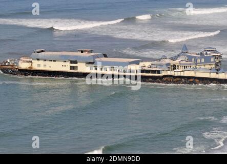 La Rosa Nautica restaurant, Miraflores, Lima, Peru Stock Photo