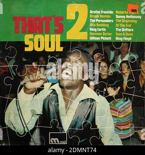 That's Soul 2 - Aretha Franklin, Brook Benton, The Persuaders, Otis Redding, King Curtis, Clarence Carter, Wilson Pickett, Roberta Flack & Donny Hathaway, The Beginning Of The  - Vintage vinyl album cover Stock Photo
