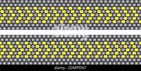 Vector seamless pattern of beads Stock Vector